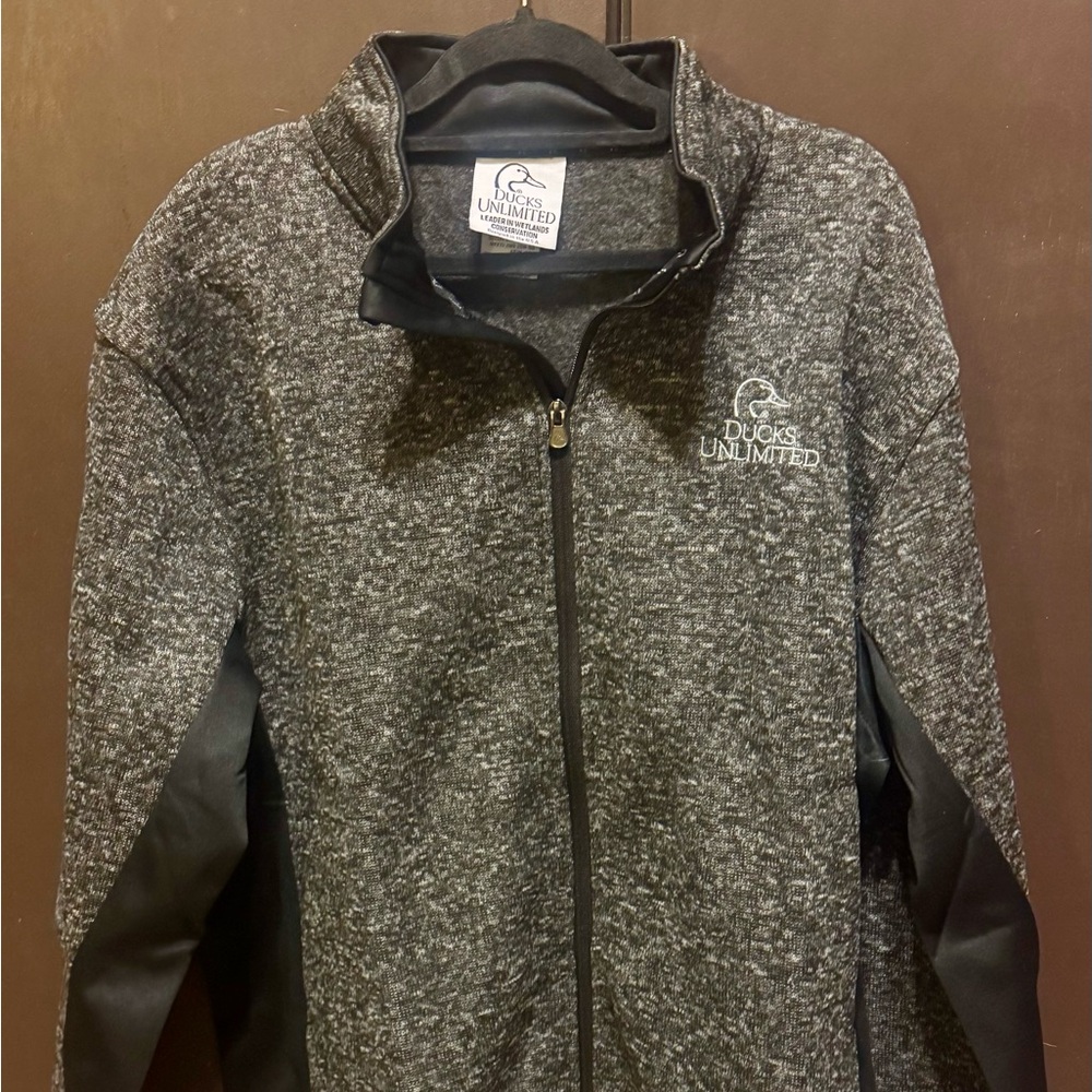 Men's Gray Full-Zip Jacket